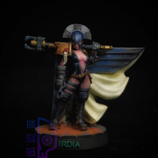 Picture of print of Captain Irdia of the Faith Police