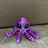 Baby Octopus - Articulated Octopus print image