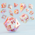 Dice Masters Set - 14 Shapes - Josefin Font - Supports Included image