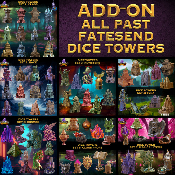 All FatesEnd's Past Dice Towers's Cover