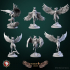 Harpy set 6 miniatures 32mm pre-supported image