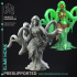 Slime Monk - Humanoid Slime Monster -  PRESUPPORTED - Illustrated and Stats - 32mm scale image