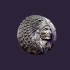 american indian MEDALLION for casting image