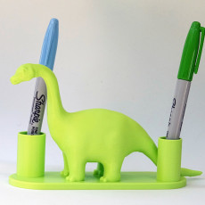 Picture of print of Dinosaur pen holder
