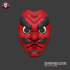 Japanese Demon Kitsune Mask Cosplay Halloween - 3D Print Model STL File image