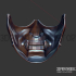 Ghost Mask Oni Samurai Cosplay Halloween - 3D Print Model STL File image