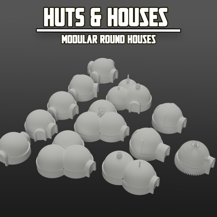 Dune One - Huts & Houses - Modular Round Houses's Cover