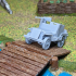 Armored Willys Jeep MB (Ford GPW, 4x4) with machine gun and twin bazooka (US, WW2) image