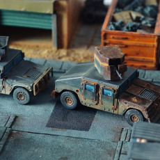 Picture of print of 28mm Insurgent Humvee pack