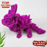 PRINT-IN-PLACE FLEXI EASTER DRAGON ARTICULATED image