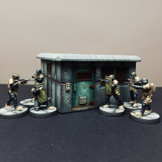 Picture of print of Checkpoint building  28mm modular