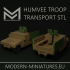 Humvee Troop Transport with optional armor image