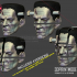 Monster Frankenstein Mask Cosplay Halloween - 3D Print Model STL File image