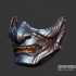 Ghost Mask - Japanese Demon Oni Samurai Hanya Cosplay Halloween - 3D Print Model STL File image
