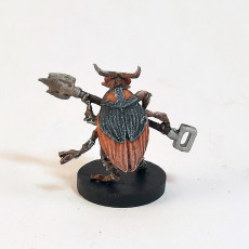 Picture of print of Croachlings "Randy" Cockroach barbarian