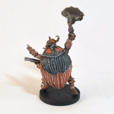 Picture of print of Croachlings "C'Roach Commander", cockroach warlord