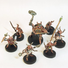 Picture of print of Croachling Mob, collection of cockroach characters