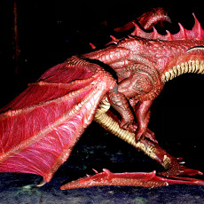Picture of print of Legendary Chromatic Red Dragon