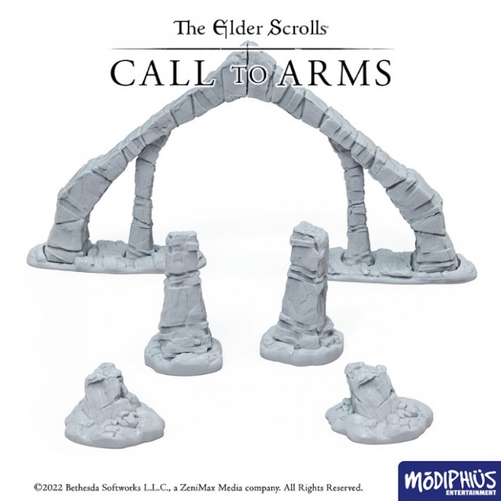 Seaside Metafor rester 3D Printable The Elder Scrolls: Call to Arms - Print at Home - Nord Tomb  Arch by Modiphius Entertainment