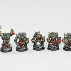 Picture of print of "The Orcs" (24 X Models) 28mm/ 32mm Miniatures (FDM or Resin)