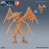 Magma Mephit Set / Devil Imp / Winged Evil Humanoid / Fire Elemental / Flying Flame Encounter image