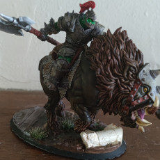 Picture of print of Nestah Orcs Beast Boars Riders