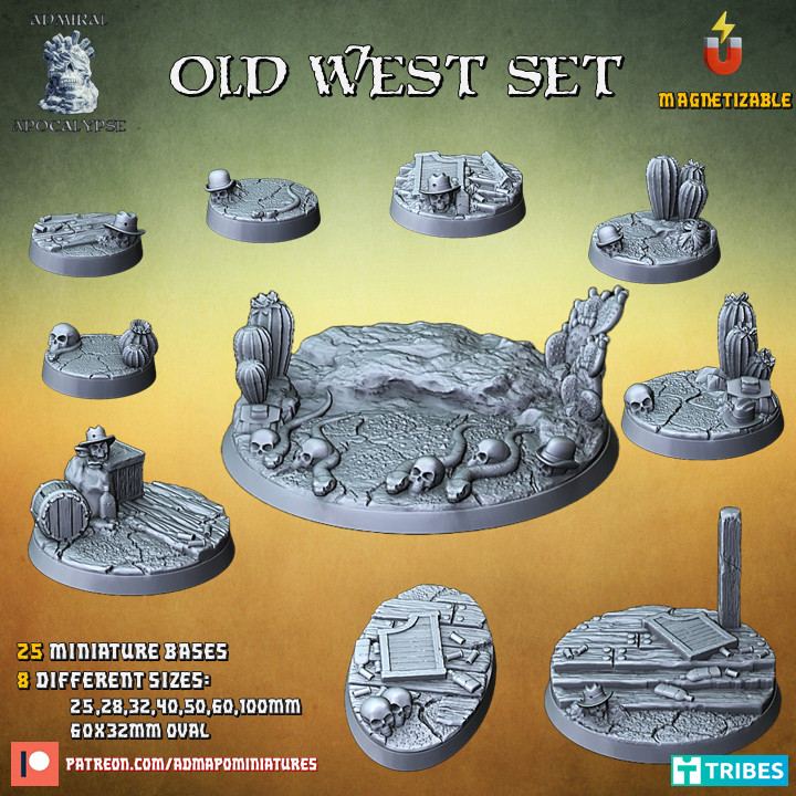 Old West Bases & Toppers (pre-supported)'s Cover