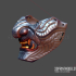 Samurai Ghost Mask - Halloween Cosplay - 3D Print Model STL File image