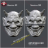 Hannya Mask Japanese Cosplay Halloween - 3D Print Model STL File image