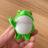 Cute Frog Middle Finger Figurine - No Supports image