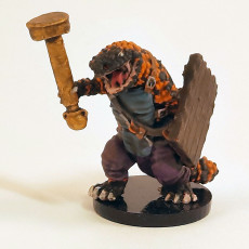Picture of print of Gihan -- Gila Monster Lizardman Warrior
