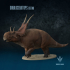 Diabloceratops eatoni : The Devil-Horn Faced Lizard image