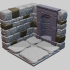 Dungeon Stone - Wall on Tile: Corners (Full Set) image