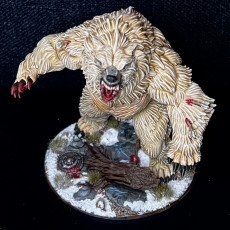 Picture of print of Uul-Bavgar the Giant Bear (Nomad Orr'ugs)
