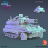 Infantry battle tank / Roving Vehicle / Alien War Construct / Steampunk Battle Robot / Cosmic Invasion Army / Cyberpunk / Sci-Fi Encounter image