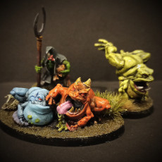 Picture of print of Swamp Goblins Herd - Highlands Miniatures