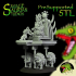 Lizardmen - Sovereign Grand Dragon and Platform Base Set image