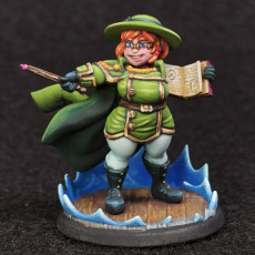 Picture of print of Alison the Dwarf Wizard