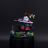 Rabbitfolk Warrior - Indigo Jade, Guanghan Swordswoman (Pre-Supported) print image