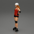 Derby girl standing posing with hands on hips image