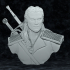 Geralt of Rivia / the Witcher bust / Henry Cavill, Fanart Relief image