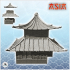 Asian building with double roof and floor (23) - Medieval Asia Feudal Asian Traditionnal Ninja Oriental image