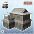 Asian house with balcony (17) - Medieval Asia Feudal Asian Traditionnal Ninja Oriental image