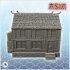 Asian building with annexes and double balconies (18) - Medieval Asia Feudal Asian Traditionnal Ninja Oriental image