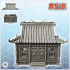 Asian temple with big roof and access stairs (22) - Medieval Asia Feudal Asian Traditionnal Ninja Oriental image