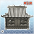 Asian temple with big roof and access stairs (22) - Medieval Asia Feudal Asian Traditionnal Ninja Oriental image