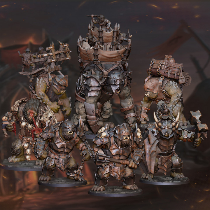 Ogres from "Flames of war" campaign's Cover