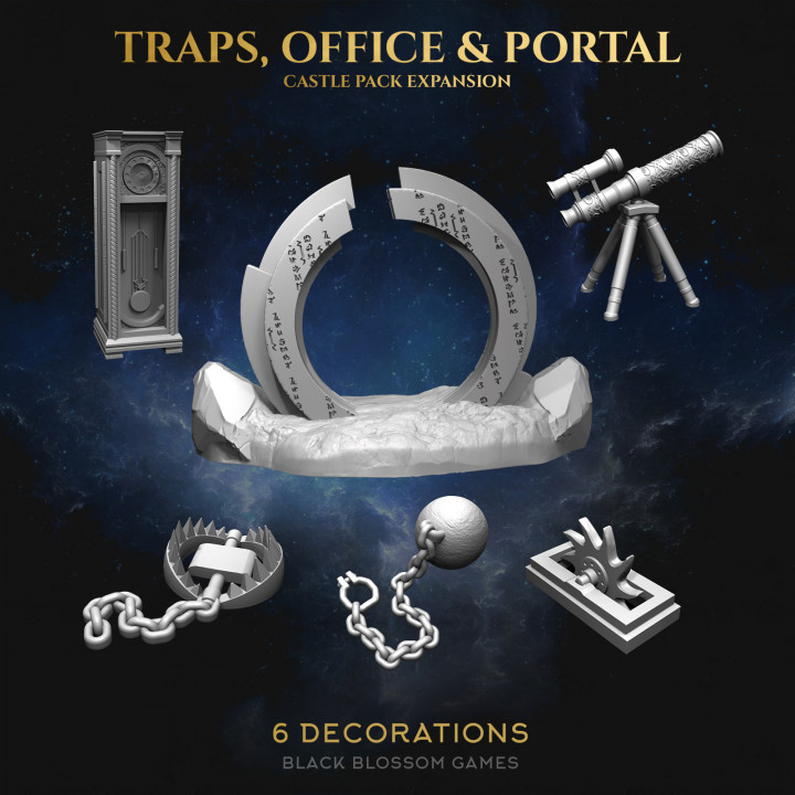 TΧAD04B2 Traps, Office & Portal :: Castle Pack Terrain :: Black Blossom Games's Cover