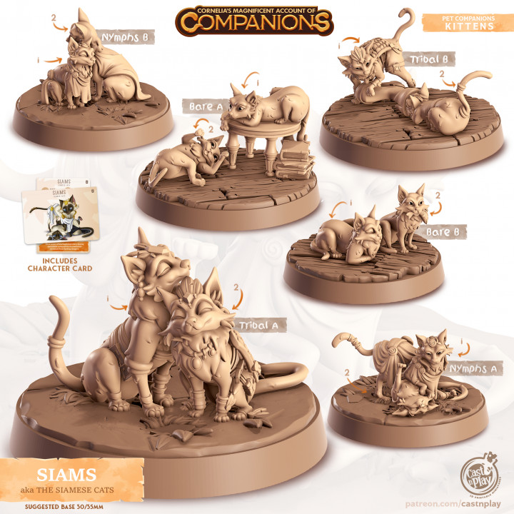 Siams - Siamese Cats (Pre-Supported)'s Cover