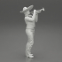 Mariachi mexican musician playing on trumpet image